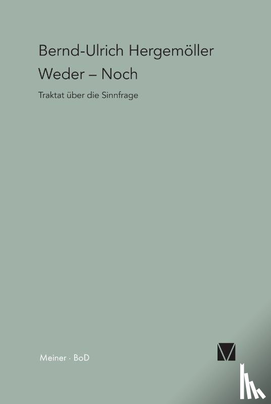 Hergemoeller, Bernd U - Weder - Noch