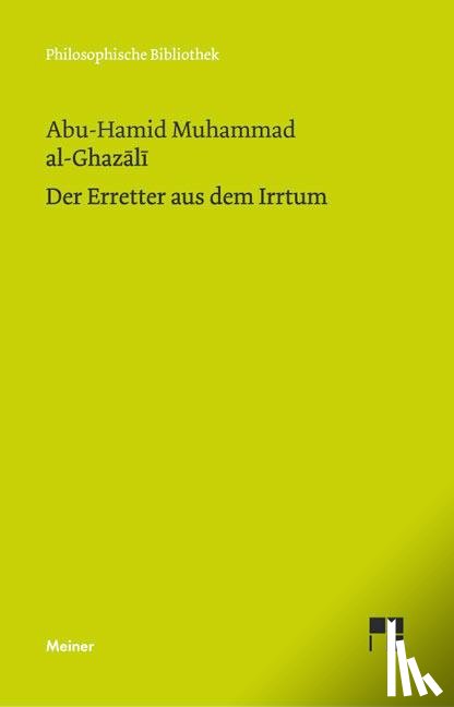 Al-Ghazali, Abu Hamid - Der Erretter aus dem Irrtum