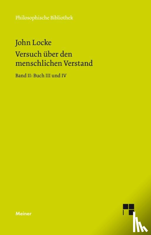 Locke, John - Versuch über den menschlichen Verstand 2