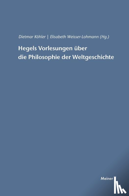  - Hegels Vorlesungen uber die Philosophie der Weltgeschichte