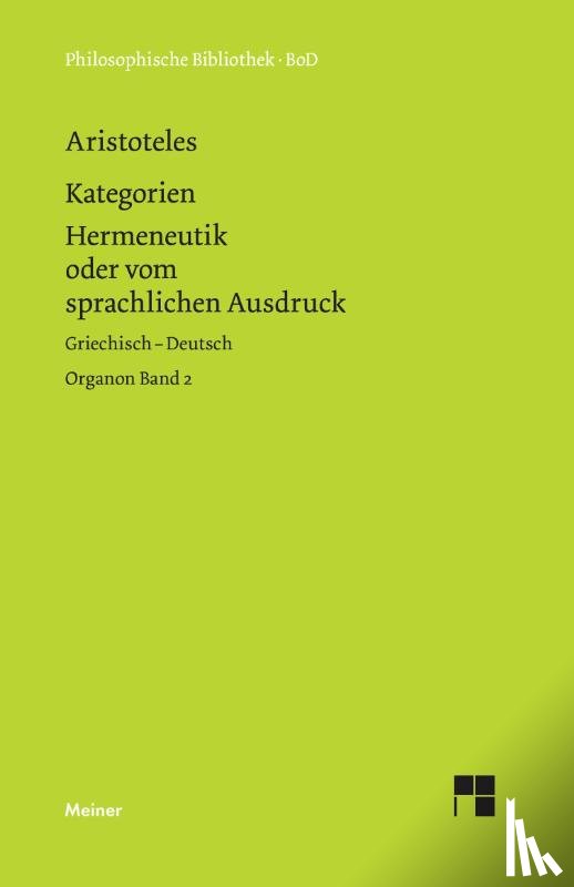 Aristoteles - Organon / Organon. Band 2
