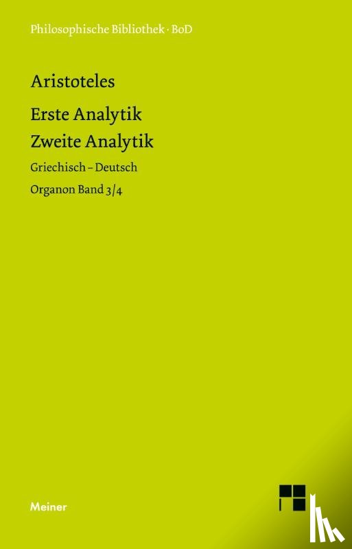 Aristoteles - Organon / Organon. Band 3/4