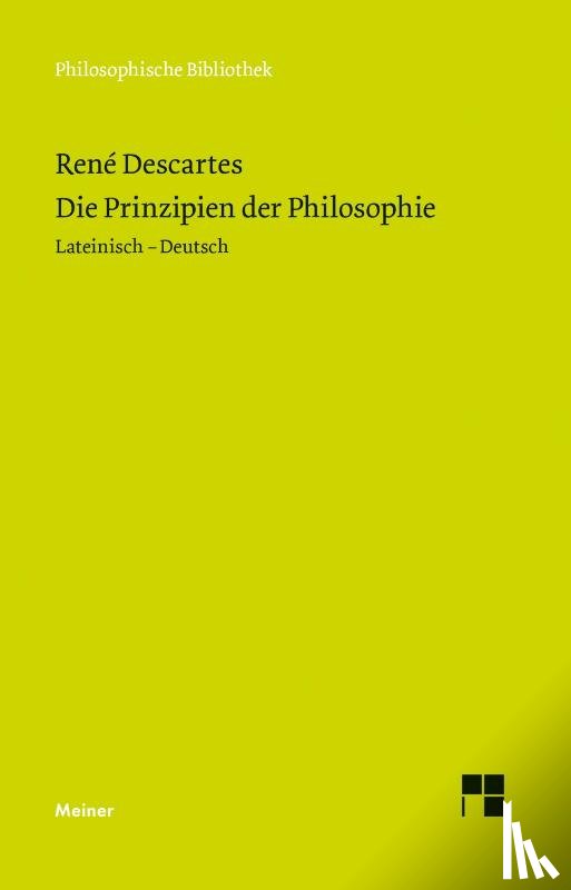 Descartes, Rene - Die Prinzipien der Philosophie