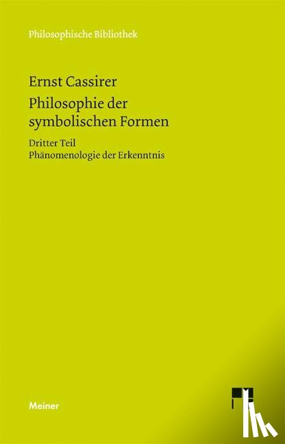 Cassirer, Ernst - Philosophie der symbolischen Formen