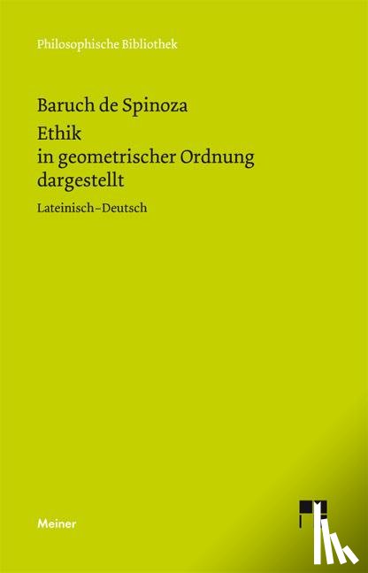 Spinoza, Baruch de - Ethik