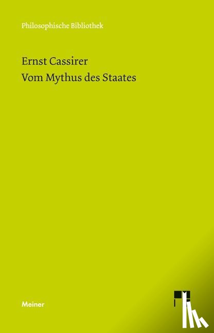 Cassirer, Ernst - Vom Mythus des Staates
