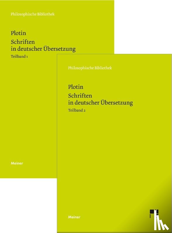 Plotin - Schriften in deutscher Übersetzung