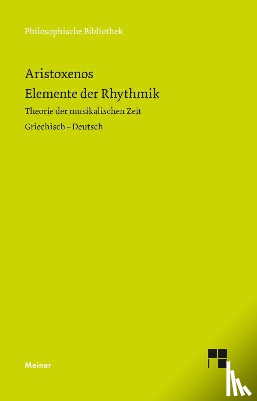 Aristoxenos - Elemente der Rhythmik