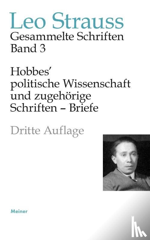 Strauss, Leo - Hobbes' politische Wissenschaft und zugehörige Schriften - Briefe