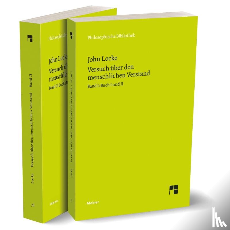 Locke, John - Versuch über den menschlichen Verstand. Band 1+2