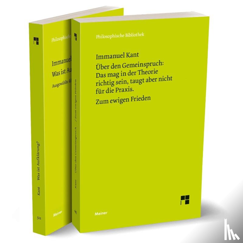 Kant, Immanuel - Kleine Schriften (Set)