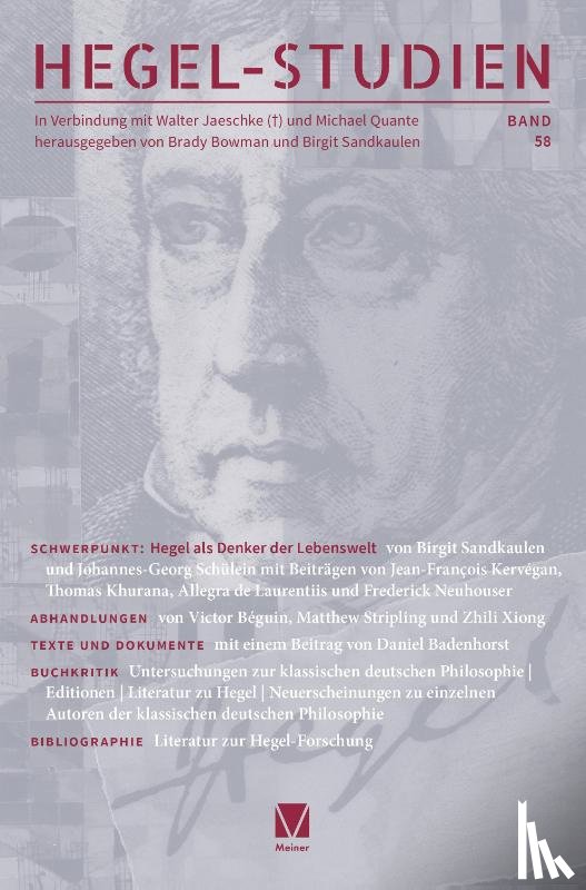  - Hegel-Studien Band 58