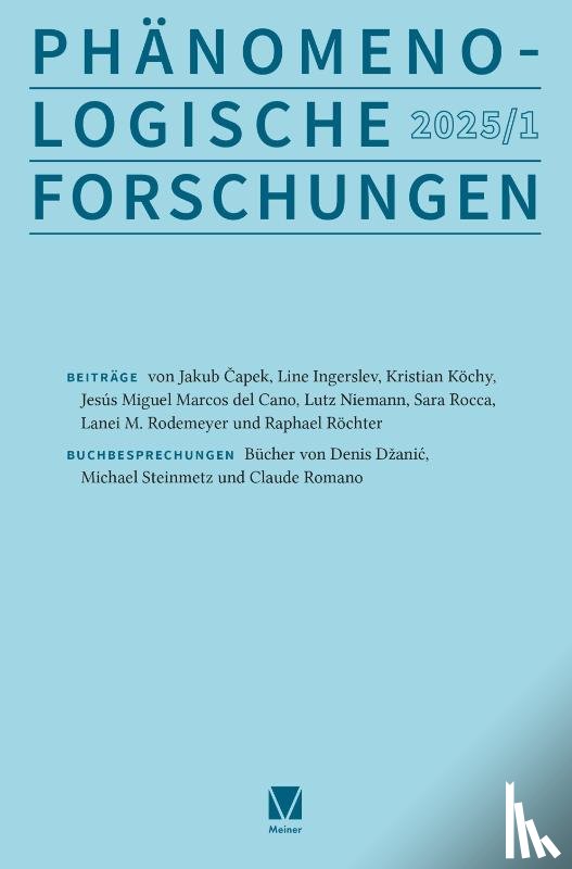  - Phänomenologische Forschungen 2025-1