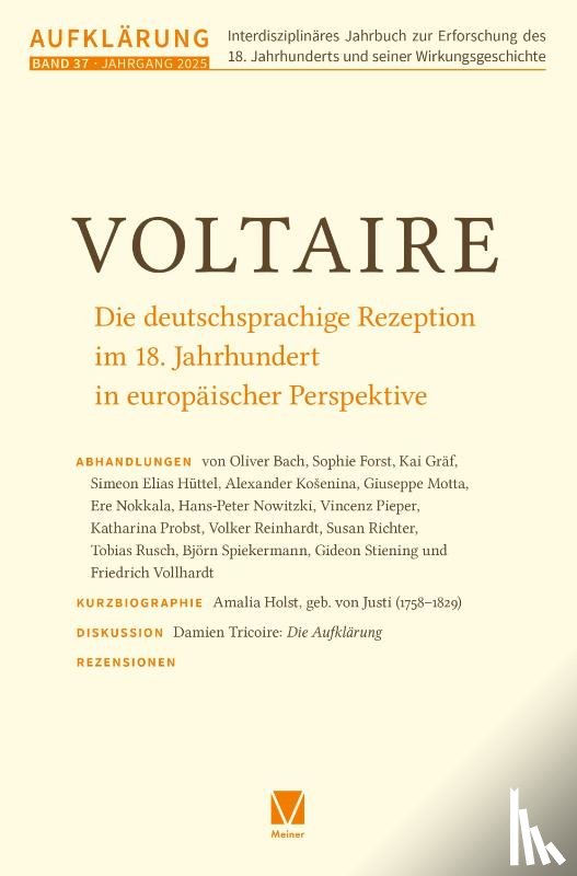  - Aufklärung 37: Voltaire