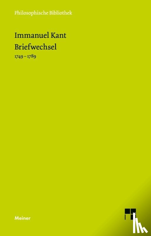 Kant, Immanuel - Briefwechsel