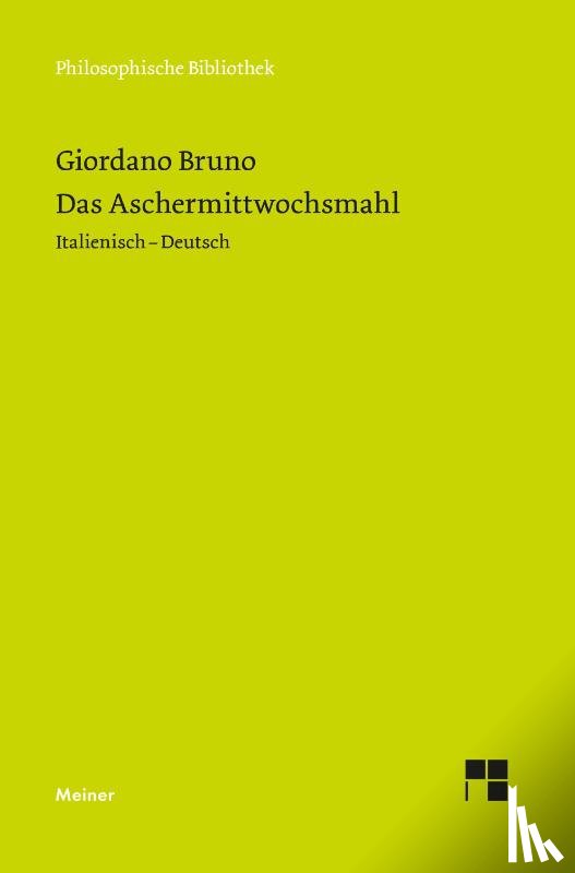 Bruno, Giordano - Das Aschermittwochsmahl