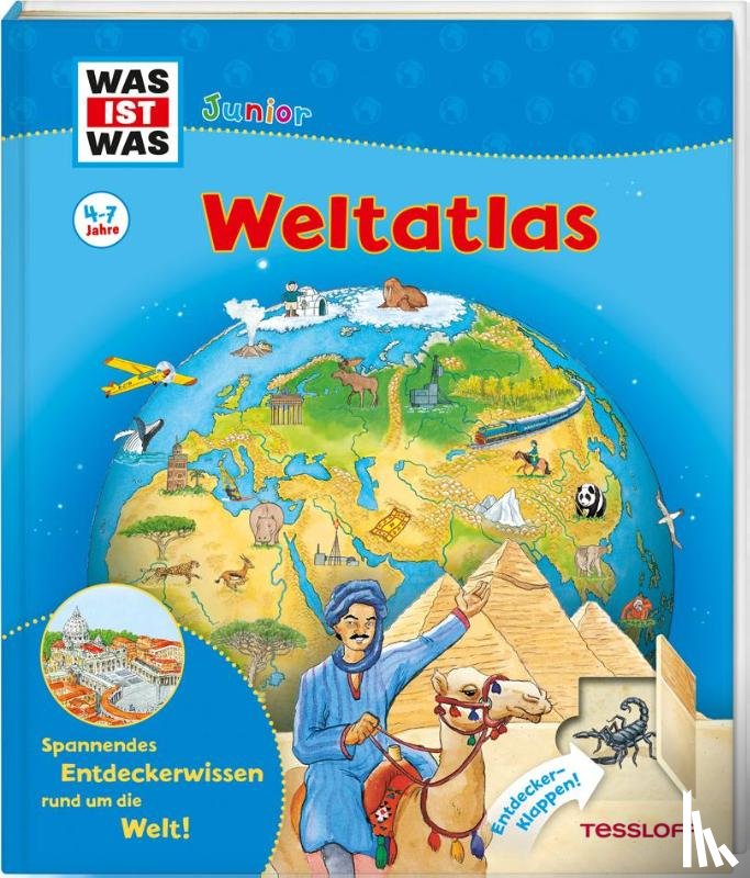 Herrmann, Heike, Braun, Christina - WAS IST WAS Junior Weltatlas für Kinder