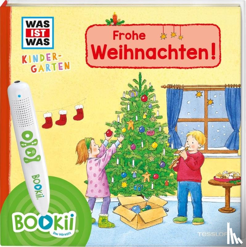 Weller-Essers, Andrea, Steinstraat, Johann - BOOKii WAS IST WAS Kindergarten Frohe Weihnachten!