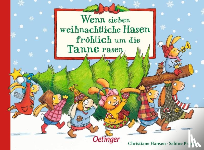 Praml, Sabine - Wenn sieben weihnachtliche Hasen frohlich um die Tanne rasen