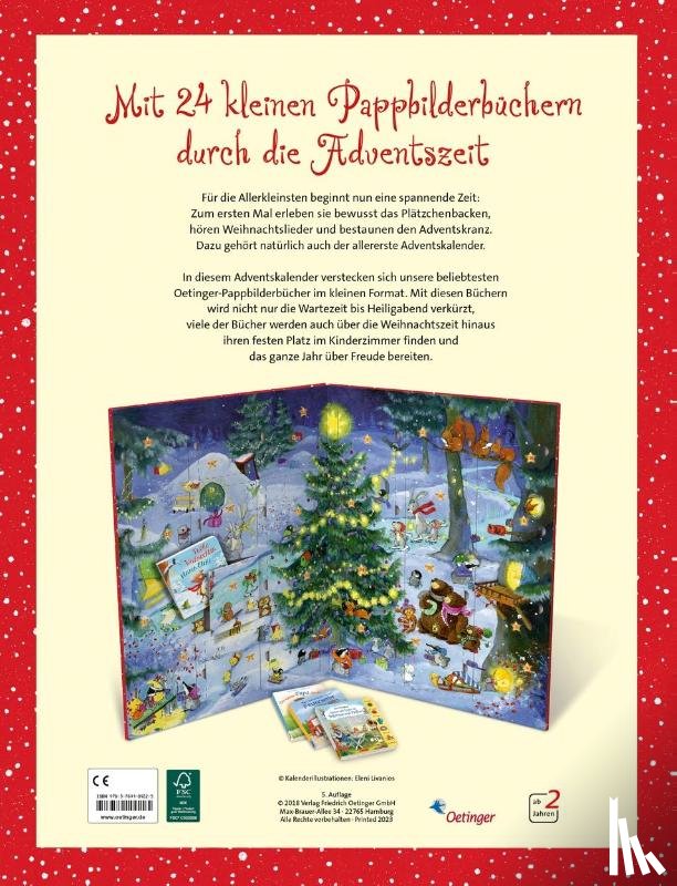 Maar, Paul, Lütje, Susanne, Kaden, Outi, Zur Brügge, Anne-Kristin - Mein allererster Adventskalender