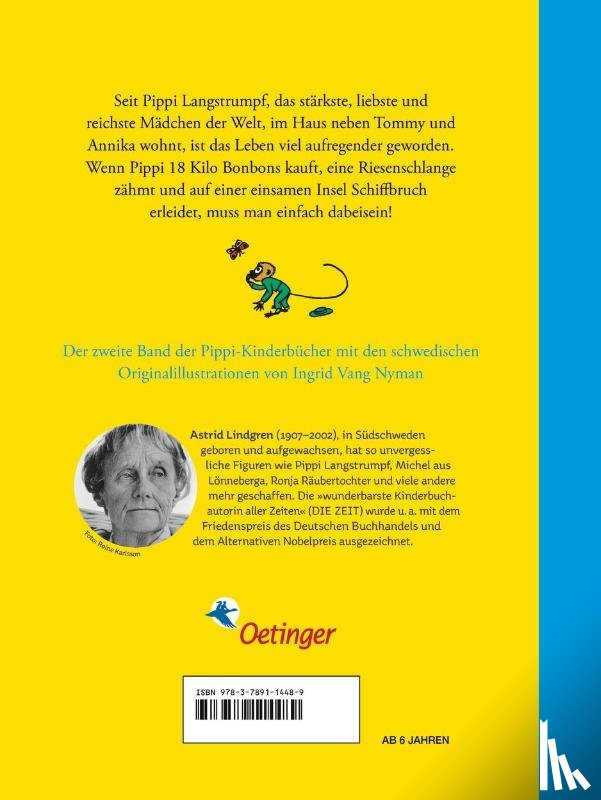 Lindgren, Astrid - Pippi Langstrumpf 2. Pippi Langstrumpf geht an Bord