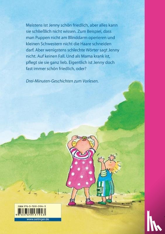 Boie, Kirsten - Jenny ist meistens schön friedlich