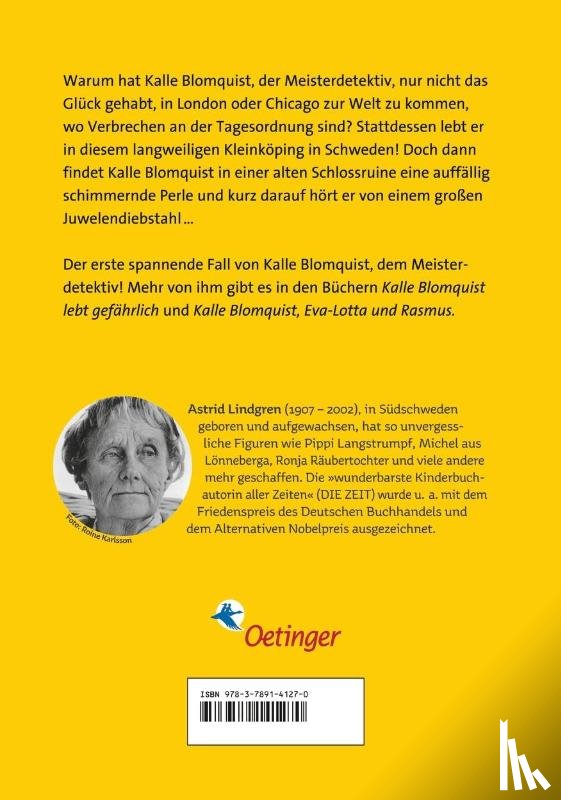 Lindgren, Astrid - Kalle Blomquist Meisterdetektiv