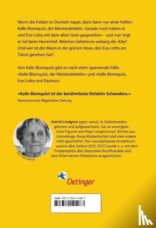 Lindgren, Astrid - Kalle Blomquist 2. Kalle Blomquist lebt gefährlich