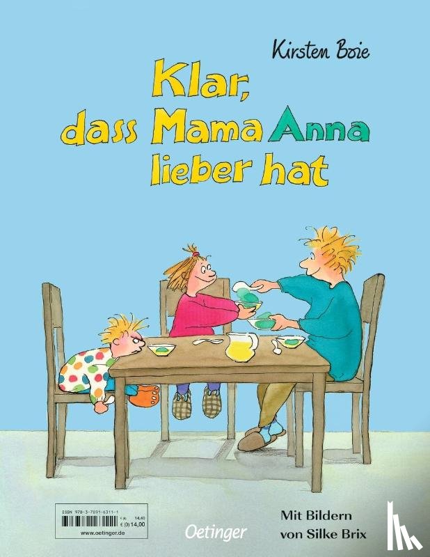 Boie, Kirsten, Brix-Henker, Silke - Klar, daß Mama Ole / Anna lieber hat