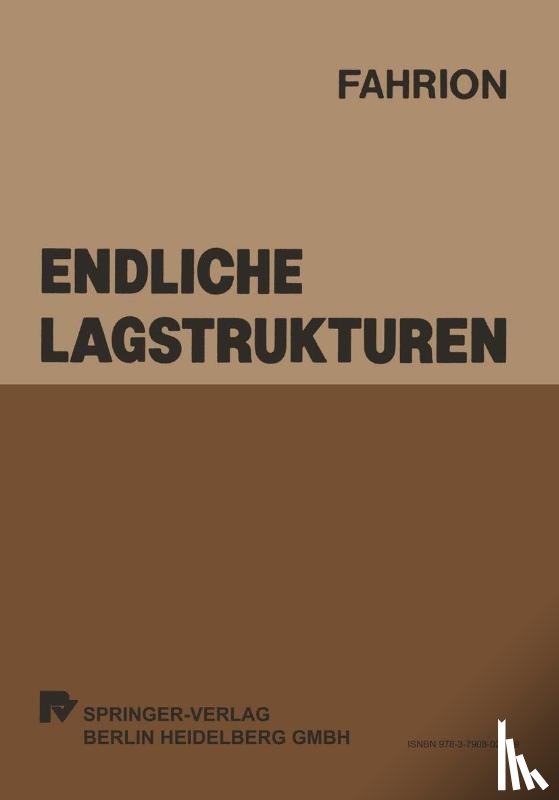 Roland Fahrion - Endliche Lagstrukturen