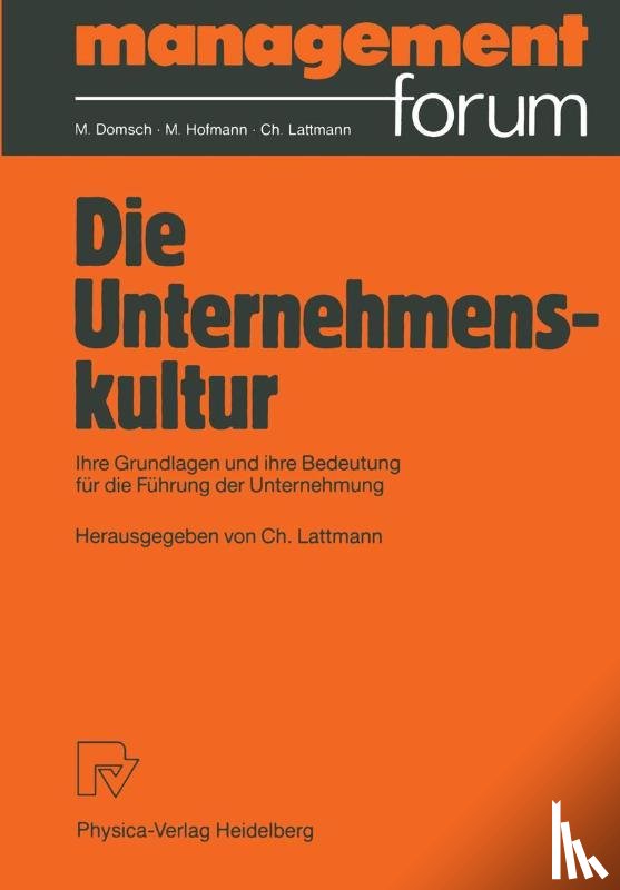 Charles Lattmann - Die Unternehmenskultur