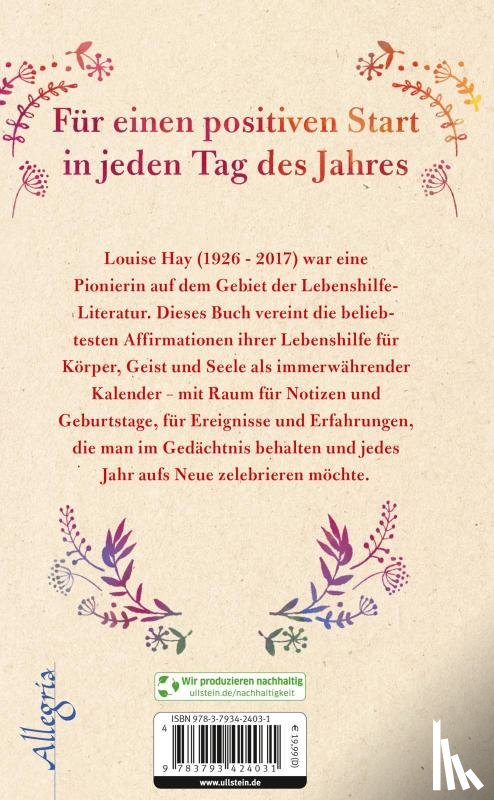 Hay, Louise - Vertraue dem Leben!