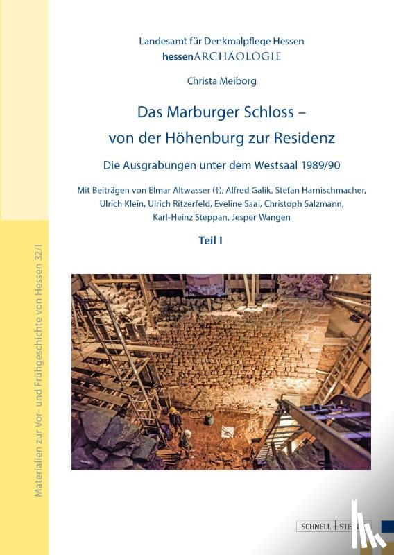 Meiborg, Christa - Das Marburger Schloss - von der Höhenburg zur Residenz (2 Bände im Set)