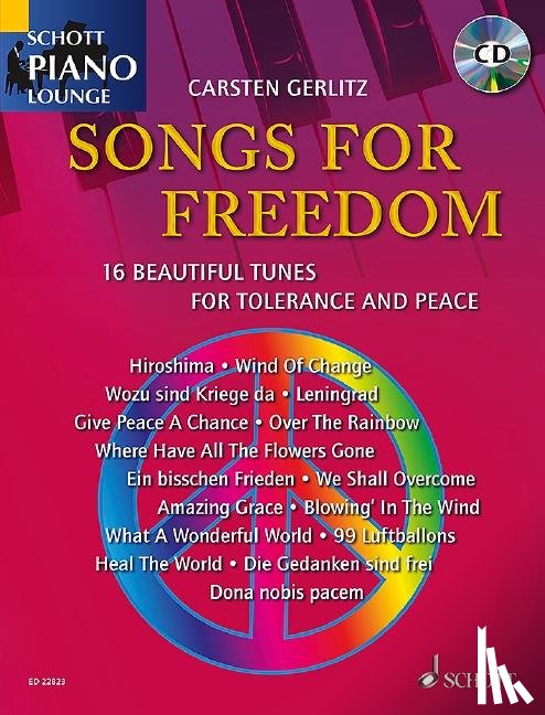  - Songs For Freedom. Klavier. Ausgabe mit CD