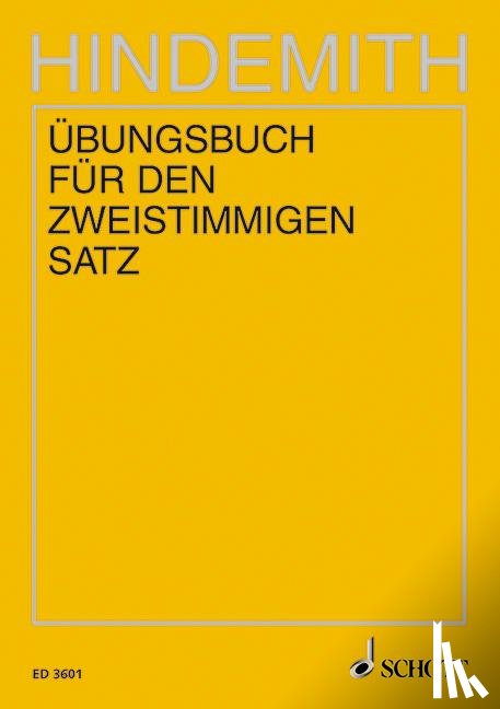 Hindemith, Paul - Unterweisung im Tonsatz. Band 2