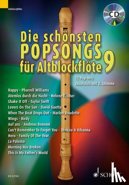  - Die schönsten Popsongs für Alt-Blockflöte