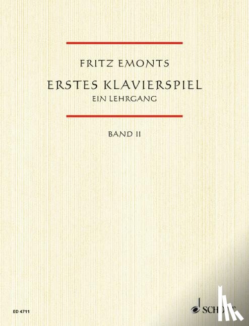 Emonts, Fritz - Erstes Klavierspiel II