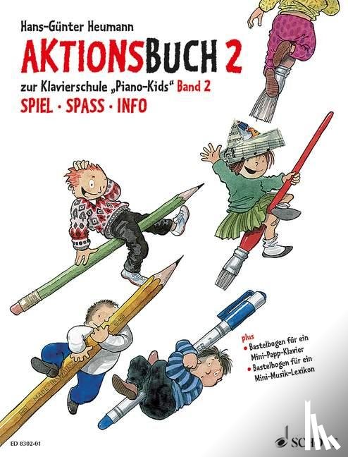 Heumann, Hans-Günter - Piano Kids Band 2 + Aktionsbuch 2. Klavier.