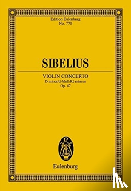SIBELIUS, JEAN - CONCERTO FOR VIOLIN & ORCHESTRA D MINOR