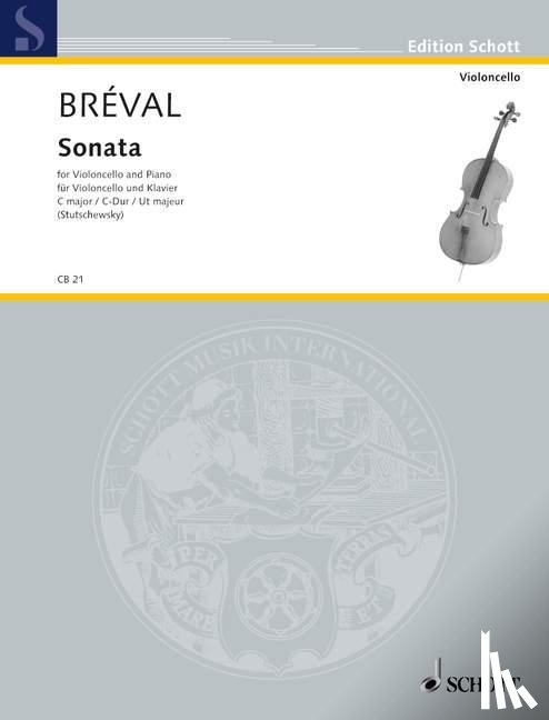 Bréval, Jean Baptiste - Sonata C-Dur aus op. 40. Violoncello und Klavier.
