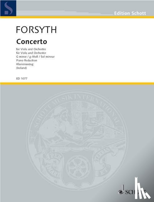 CECIL FORSYTH - CONCERTO G MINOR