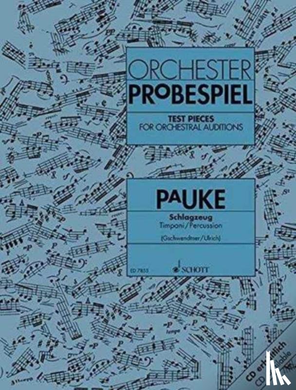 UNKNOWN - Test Pieces for Orchestral Auditions - Timpani/Percussion