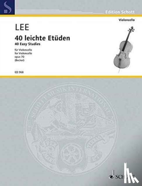 SEBASTIAN LEE - 40 EASY STUDIES OP 70