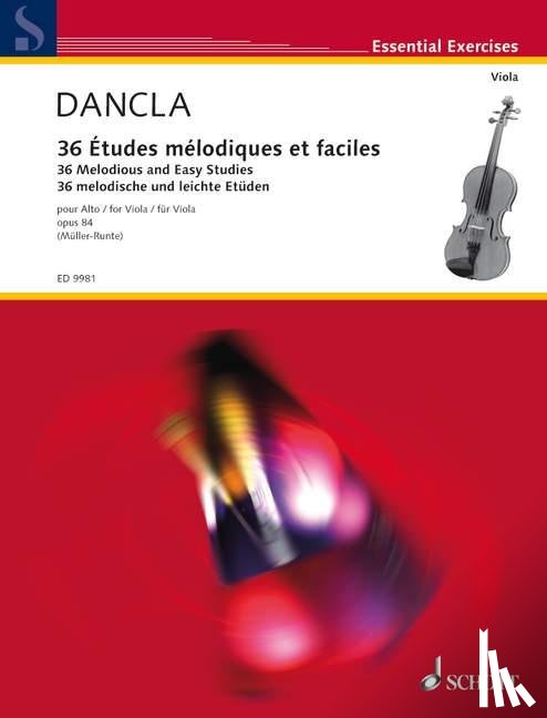 Dancla, Charles - 36 Etudes mélodiques et faciles