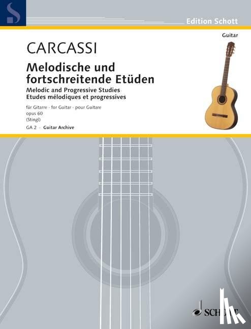 Carcassi, Matteo - Melodische und fortschreitende Etüden