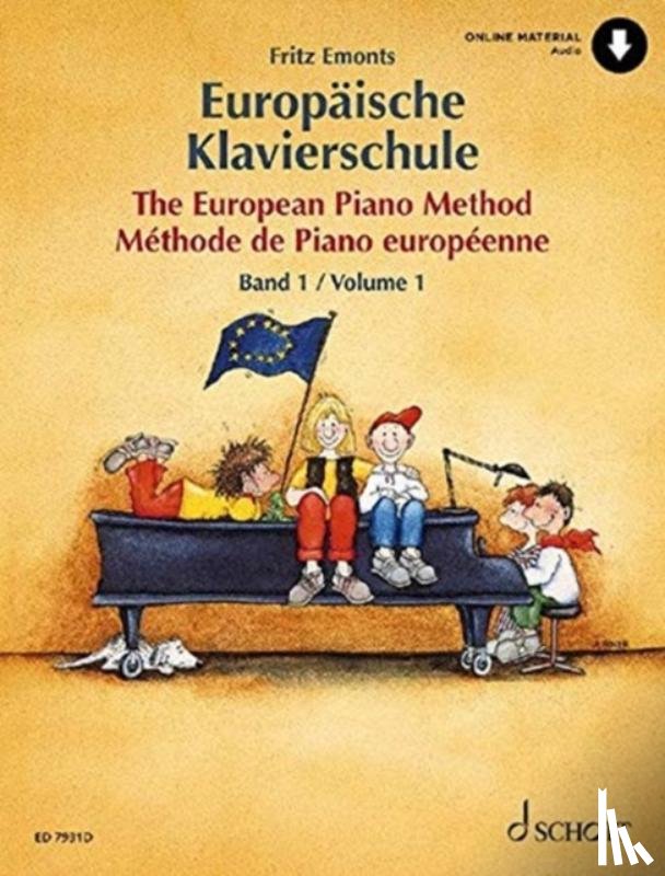 Emonts, Fritz - EUROPEAN PIANO METHOD BAND 1