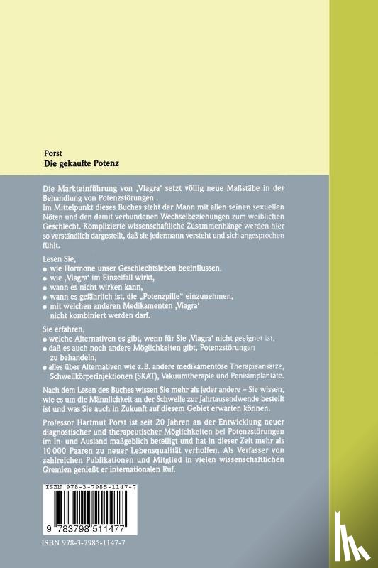 Porst, Hartmut - Die gekaufte Potenz