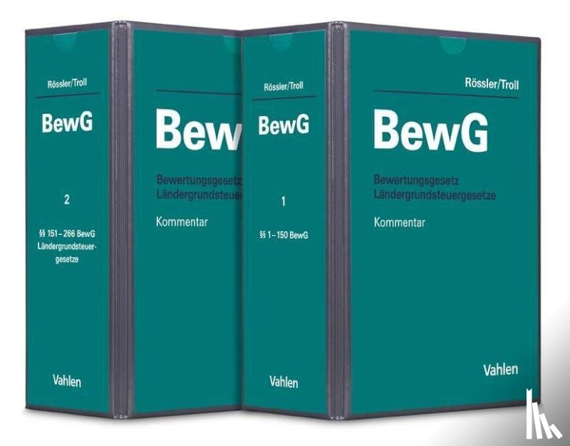 Rössler, Rudolf, Troll, Max - Bewertungsgesetz ( BewG) (mit Fortsetzungsnotierung). Inkl. 39. Ergänzungslieferung
