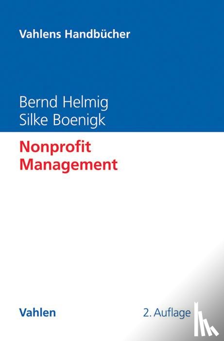Helmig, Bernd, Boenigk, Silke - Nonprofit Management