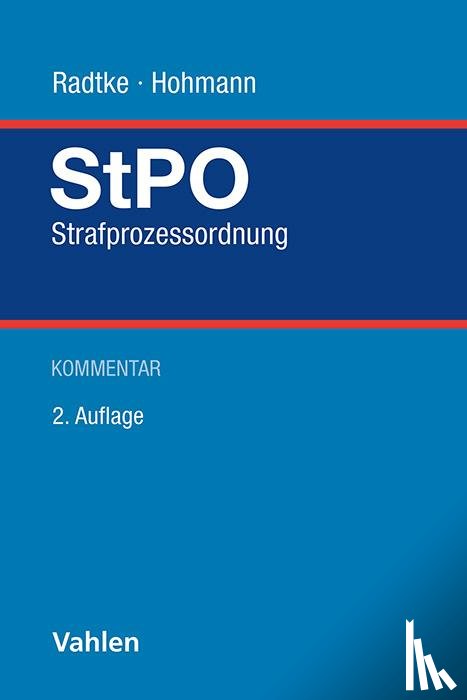  - Strafprozessordnung. StPO